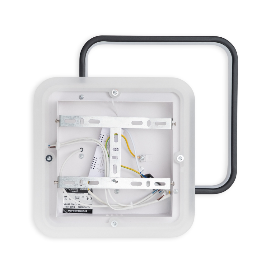 Brilagi - LED-hämardatav laevalgusti FLARE LED/43W/230V 3000-6000K 39,5x45 cm valge/must + kaugjuhtimispult