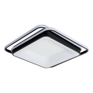 Brilagi - hämardatav laelamp IRIS LED/102W/230V 3000-6000K 50x50 cm must + kaugjuhtimispult