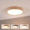 BRILAGI - Hämardatav laelamp MANAROLA SMART STARS LED/24W/230V 3000-6000K Wi-Fi Tuya Beacon läbimõõt 41 cm tamm + kaugjuhtimispult
