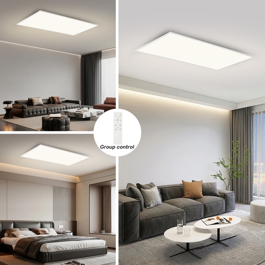 BRILAGI - SLIMFRAME LED-hämardatav laelamp LED/80W/230V 120x60 cm 3000-6000K valge + kaugjuhtimispult