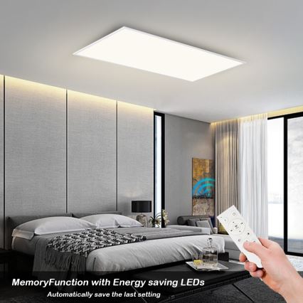 BRILAGI - SLIMFRAME LED-hämardatav laelamp LED/80W/230V 120x60 cm 3000-6000K valge + kaugjuhtimispult