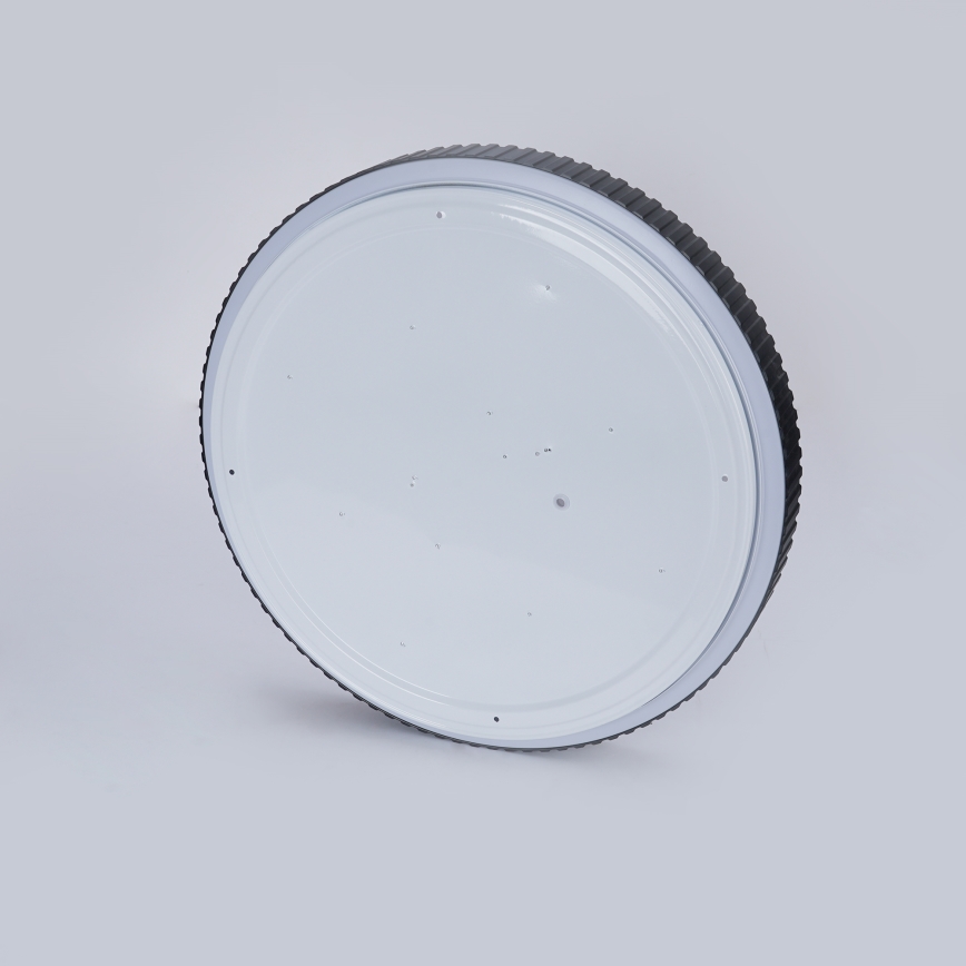 Brilagi - hämardatav LED-laelamp CORVO LED/72W/230V 3000-6000K must, läbimõõt 50 cm + kaugjuhtimispult