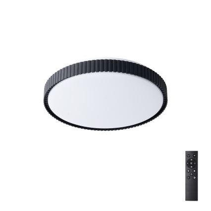 Brilagi - hämardatav LED-laelamp CORVO LED/72W/230V 3000-6000K must, läbimõõt 50 cm + kaugjuhtimispult