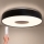 Brilagi - Hämardatav laevalgusti JAMIS LED/48W/230V 3000-6500K Ø 39 cm must + kaugjuhtimispult