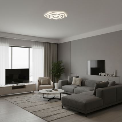 Brilagi - hämardatav laelamp MODERN LED/85W/230V 3000-6000K Ø 53 cm + kaugjuhtimispult