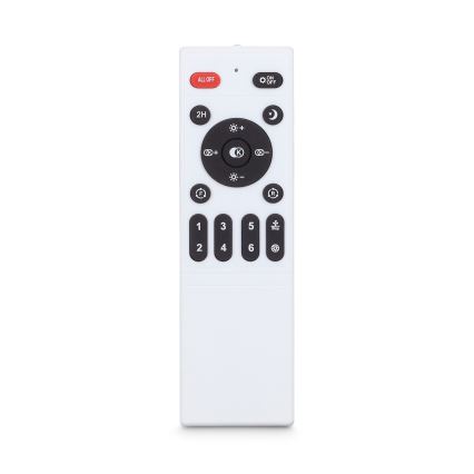 Brilagi - LED-hämardatav laeventilaator LED/44W/230V läbimõõt 90 cm must + kaugjuhtimispult