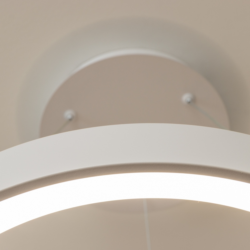 BRILAGI - LED hämardatav rippvalgusti kaablil FALCON II LED/99W/230V 3000-6500K läbimõõt 60 cm valge + kaugjuhtimispult