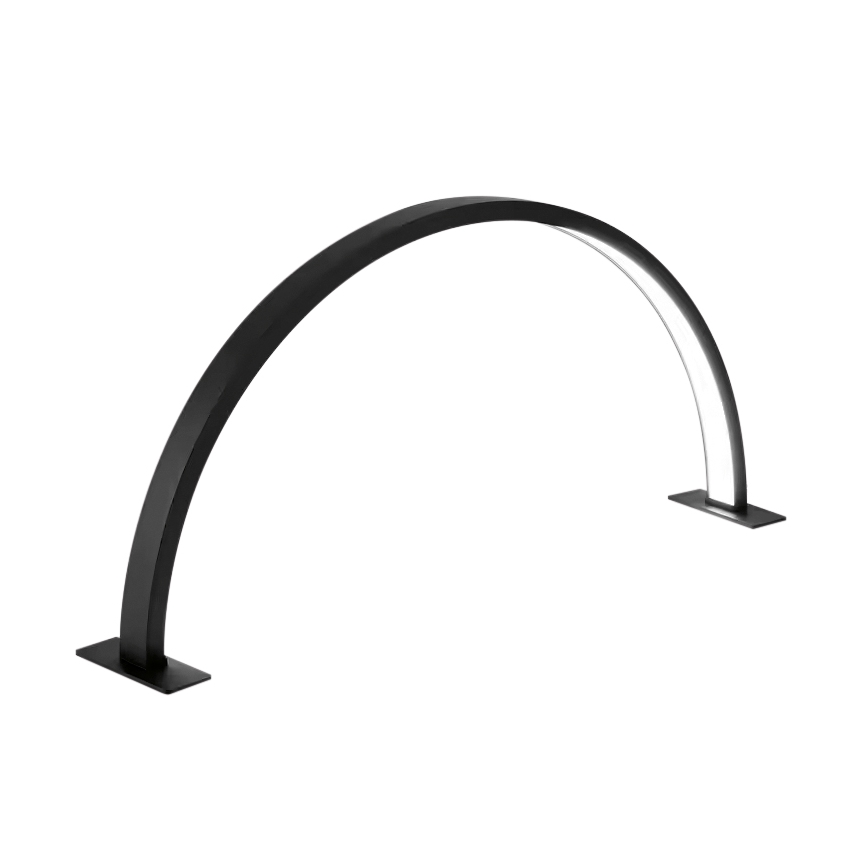 Brilagi - LED hämardatav kaarjas lauavalgusti RADIO LED/30W/24/230V 3000/4000/6500K must