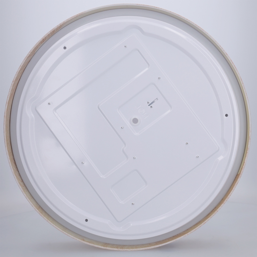 Brilagi - LED hämardatav laelamp COCI LED/48W/230V 3000-6500K läbimõõt 39 cm puitdekor/must + kaugjuhtimispult