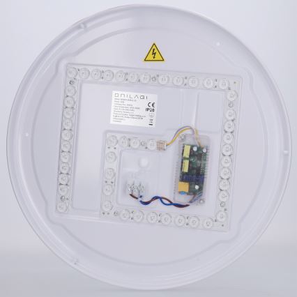 Brilagi - LED hämardatav laelamp COCI LED/48W/230V 3000-6500K läbimõõt 39 cm puitdekor/must + kaugjuhtimispult