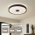 Brilagi - hämardatav LED-laelamp CORVO LED/72W/230V 3000-6000K must, läbimõõt 50 cm + kaugjuhtimispult