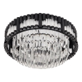 Brilagi - Hämardatav LED-laelamp CROWN LED/41W/230V 3000-6000K läbimõõt 48 cm must + kaugjuhtimispult