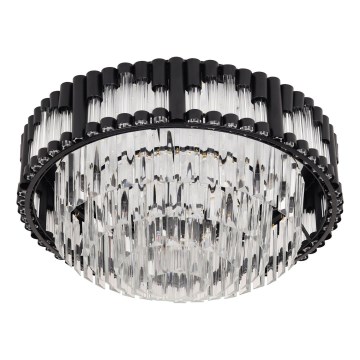 Brilagi - Hämardatav LED-laelamp CROWN LED/41W/230V 3000-6000K läbimõõt 48 cm must + kaugjuhtimispult