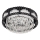 Brilagi - Hämardatav LED-laelamp CROWN LED/41W/230V 3000-6000K läbimõõt 48 cm must + kaugjuhtimispult