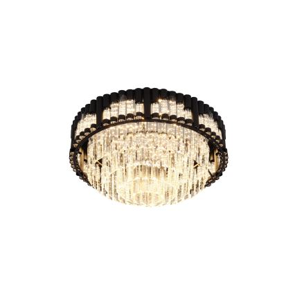 Brilagi - Hämardatav LED-laelamp CROWN LED/41W/230V 3000-6000K läbimõõt 48 cm must + kaugjuhtimispult