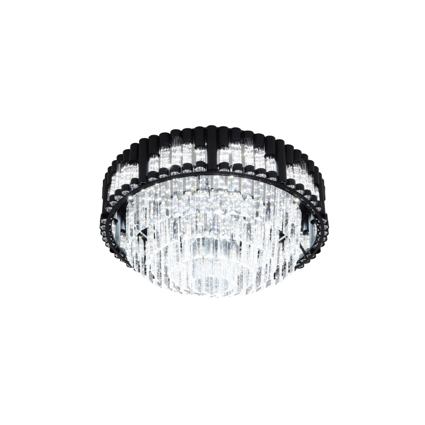 Brilagi - Hämardatav LED-laelamp CROWN LED/41W/230V 3000-6000K läbimõõt 48 cm must + kaugjuhtimispult