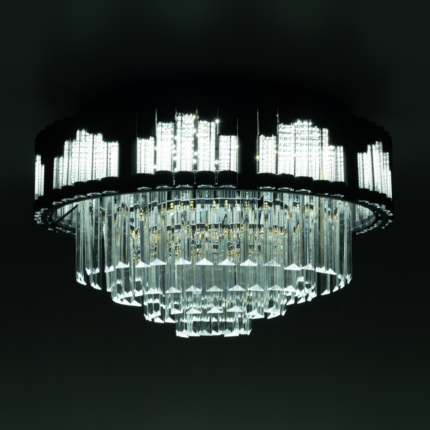 BRILAGI - Hämardatav LED-laelamp CROWN LED/41W/230V 3000-6000K läbimõõt 48 cm must + kaugjuhtimispult