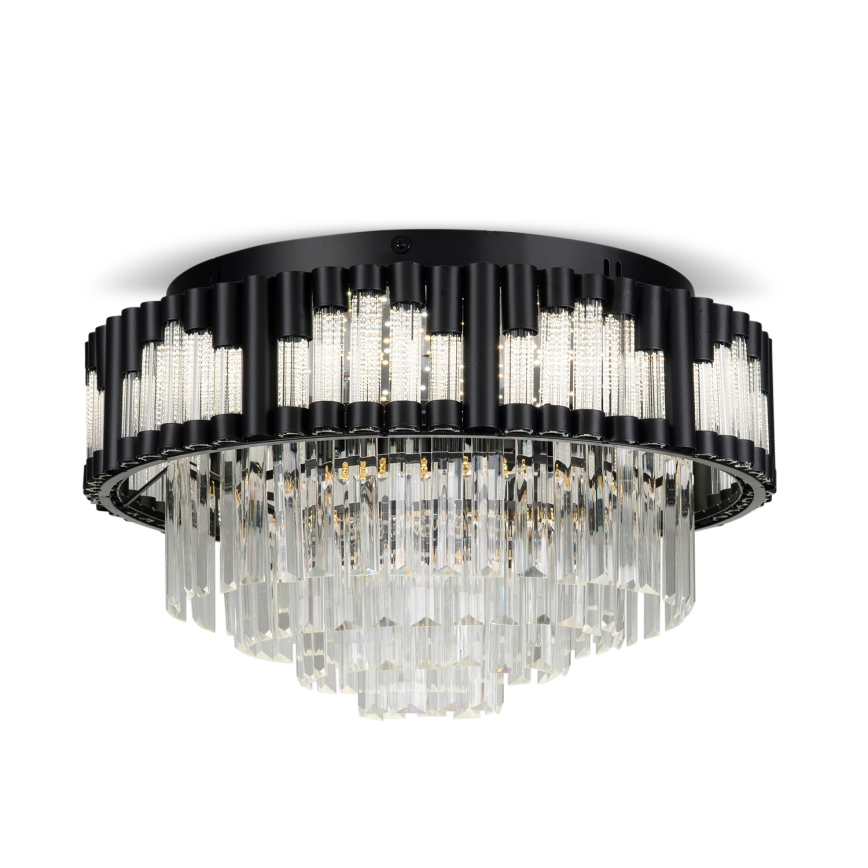 BRILAGI - Hämardatav LED-laelamp CROWN LED/41W/230V 3000-6000K läbimõõt 48 cm must + kaugjuhtimispult