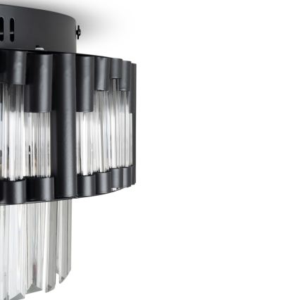 BRILAGI - Hämardatav LED-laelamp CROWN LED/41W/230V 3000-6000K läbimõõt 48 cm must + kaugjuhtimispult