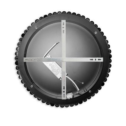 BRILAGI - Hämardatav LED-laelamp CROWN LED/41W/230V 3000-6000K läbimõõt 48 cm must + kaugjuhtimispult
