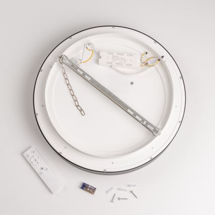 Brilagi - LED hämardatav laelamp FALCON LED/80W/230V 3000-6500K läbimõõt 60 cm must + kaugjuhtimispult