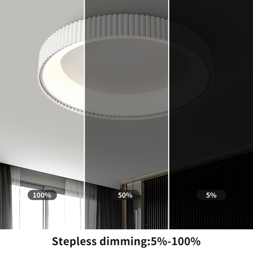 BRILAGI - LED hämardatav laevalgusti FALCON MODERN LED/54W/230V 3000-6000K Ø 60 cm valge + kaugjuhtimispult