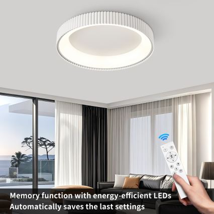 BRILAGI - LED hämardatav laevalgusti FALCON MODERN LED/54W/230V 3000-6000K Ø 60 cm valge + kaugjuhtimispult