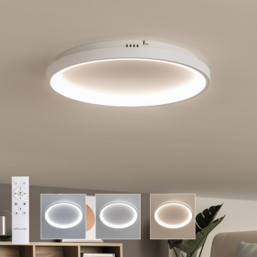 Brilagi - Hämardatav LED laelamp FALCON SLIM LED/42W/230V 3000-6500K, läbimõõt 50 cm, valge + kaugjuhtimispult
