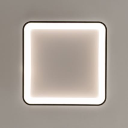 Brilagi - LED hämardatav laevalgusti FALCON SLIM LED/50W/230V 3000-6500K 50x50 cm must + kaugjuhtimispult