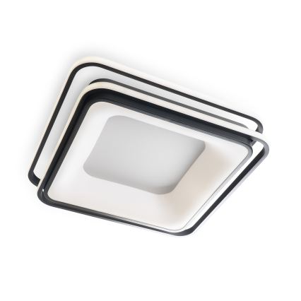 BRILAGI - hämardatav LED-laelamp FLARE LED/102W/230V 3000-6000K 50x50 cm must + kaugjuhtimispult