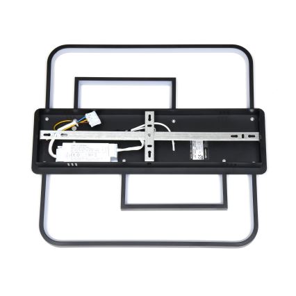 BRILAGI - hämardatav LED-laevalgusti FLARE LED/34W/230V 3000-6000K 48x48 cm must + kaugjuhtimispult
