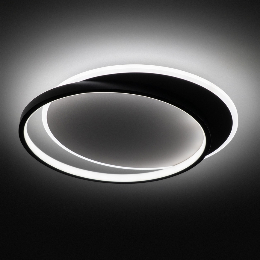 BRILAGI - Hämardatav LED-laevalgusti FLARE LED/48W/230V 3000-6000K 39,5x45 cm valge/must + kaugjuhtimispult