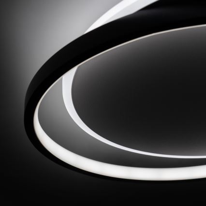 BRILAGI - Hämardatav LED-laevalgusti FLARE LED/48W/230V 3000-6000K 39,5x45 cm valge/must + kaugjuhtimispult