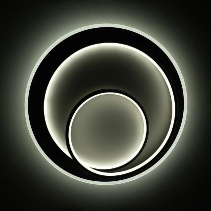 BRILAGI - hämardatav LED-laelamp FLARE LED/70W/230V 3000–6000K Ø 50 cm valge/must + kaugjuhtimispult
