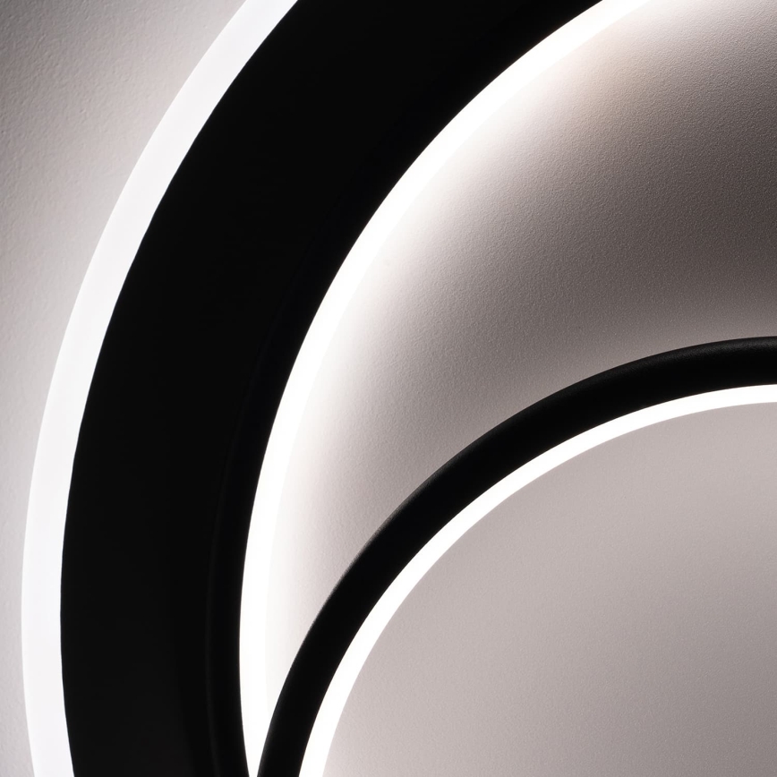 BRILAGI - hämardatav LED-laelamp FLARE LED/70W/230V 3000–6000K Ø 50 cm valge/must + kaugjuhtimispult