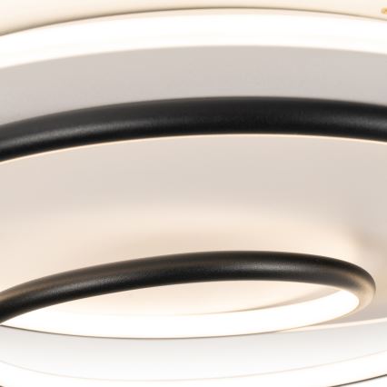 BRILAGI - hämardatav LED-laelamp FLARE LED/70W/230V 3000–6000K Ø 50 cm valge/must + kaugjuhtimispult