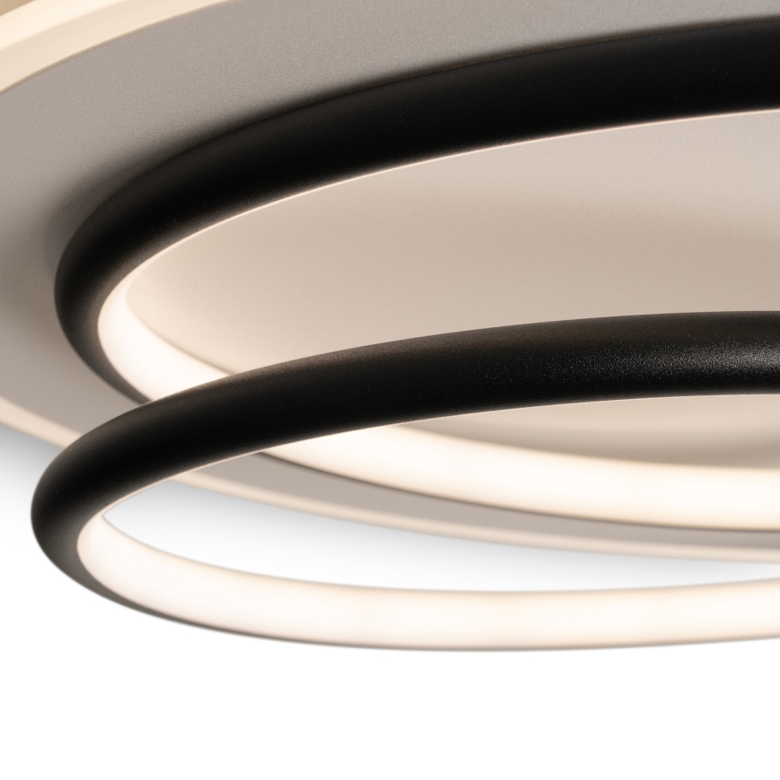 BRILAGI - hämardatav LED-laelamp FLARE LED/70W/230V 3000–6000K Ø 50 cm valge/must + kaugjuhtimispult