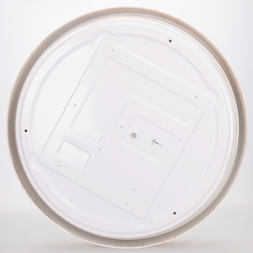 Brilagi - LED-hämardatav laelamp FLOCO LED/48W/230V 3000-6500K läbimõõt 40 cm puitdekoor/must + kaugjuhtimispult