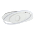 Brilagi - hämardatav LED-laelamp IRIS LED/78W/230V 3000-6000K 37x49 cm valge + kaugjuhtimispult