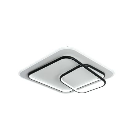 Brilagi - LED Hämardatav laelamp IRIS LED/81W/230V 3000-6000K 50x50 cm valge/must + kaugjuhtimispult