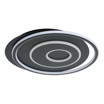 Brilagi - hämardatav LED-laelamp IRIS LED/83W/230V 3000-6000K 46x50 cm must + kaugjuhtimispult