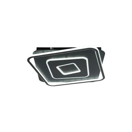 Brilagi - Hämardatav LED-laevalgusti IRIS LED/98W/230V 3000-6000K 50x50 cm must + kaugjuhtimispult