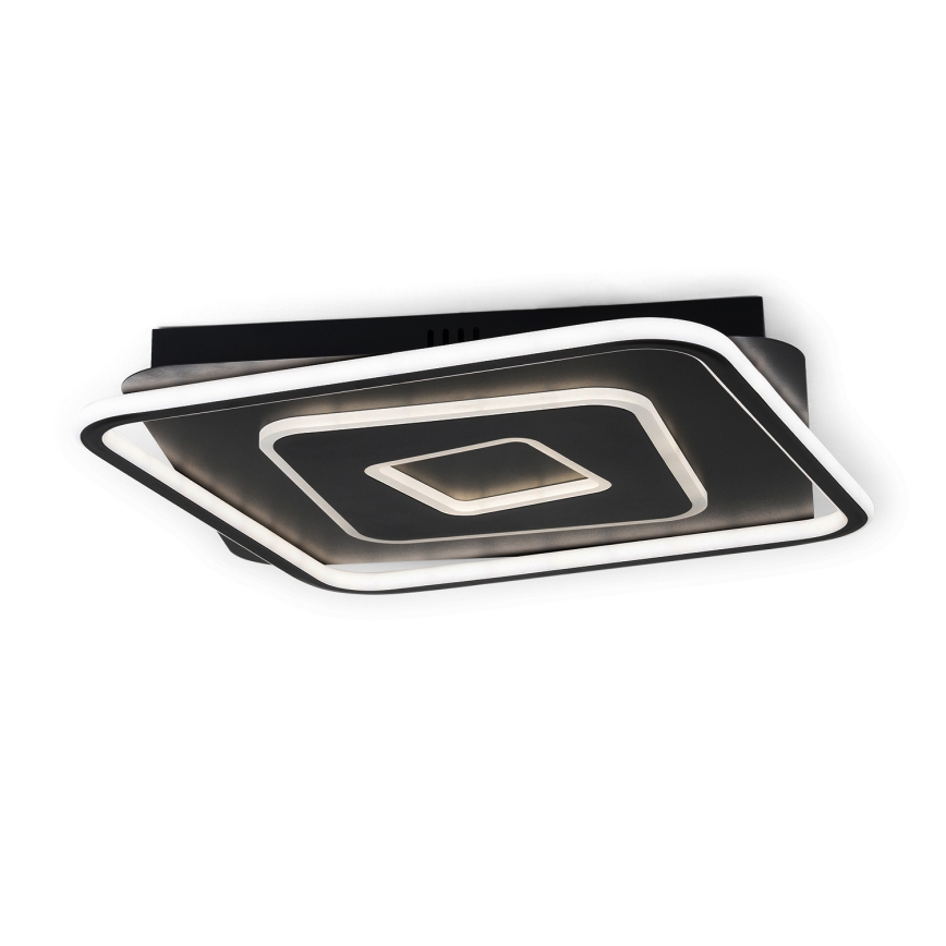 BRILAGI - Hämardatav LED-laevalgusti IRIS LED/98W/230V 3000-6000K 50x50 cm must + kaugjuhtimispult
