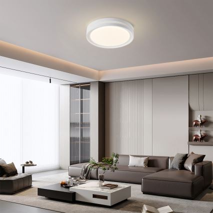 Brilagi - hämardatav LED laevalgusti KREON LED/54W/230V 3000–6000K must Ø 38 cm + kaugjuhtimispult