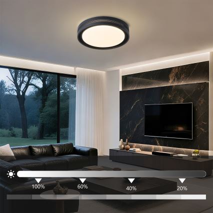 Brilagi - LED hämardatav laelamp KREON LED/54W/230V 3000-6000K valge, läbimõõt 38 cm + kaugjuhtimispult