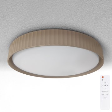Brilagi - Hämardatav LED laelamp LUCIA LED/48W/230V 3000-6500K läbimõõt 41 cm pruun + kaugjuhtimispult