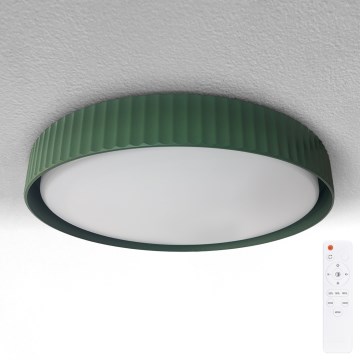 Brilagi - Hämardatav LED-laelamp LUCIA LED/48W/230V 3000-6500K Ø 41 cm roheline + kaugjuhtimispult