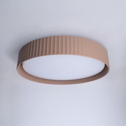 Brilagi - LED hämardatav laelamp LUCIA LED/48W/230V 3000-6500K läbimõõt 41 cm pruun + kaugjuhtimispult