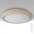 Brilagi - hämardatav LED-laelamp LUCIA LED/60W/230V 3000–6500K Ø 59 cm beež + kaugjuhtimispult