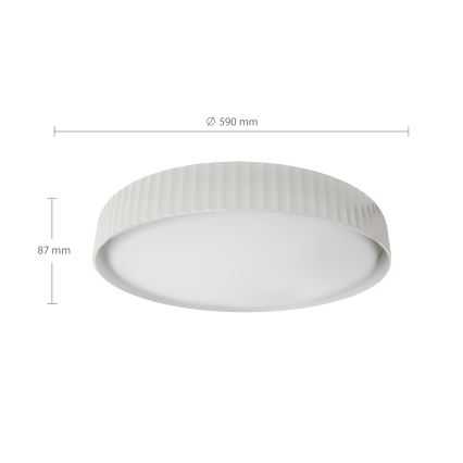 Brilagi - hämardatav LED-laelamp LUCIA LED/60W/230V 3000-6500K läbimõõt 59 cm, valge + kaugjuhtimispult